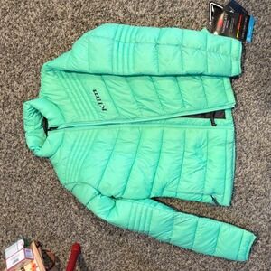 Klim Flux Jacket Womens Small Mint Green 3M Thinsulate Puffer Coat 4038-001 NWT